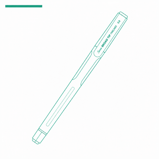 Broad Tip Fineliner Kalem